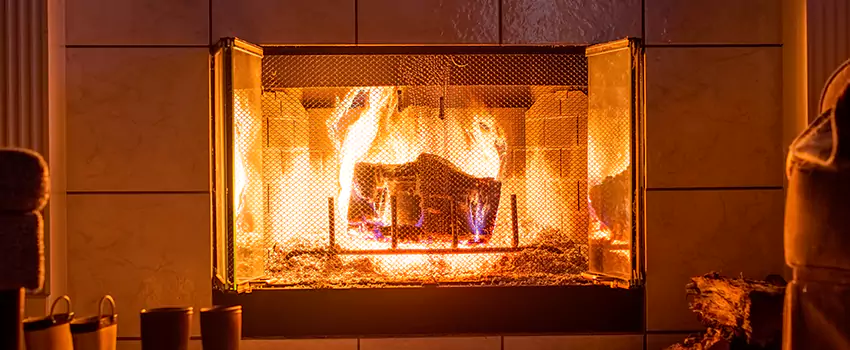 Mendota Hearth Landscape Fireplace Installation in Mayfield Heights, Ohio