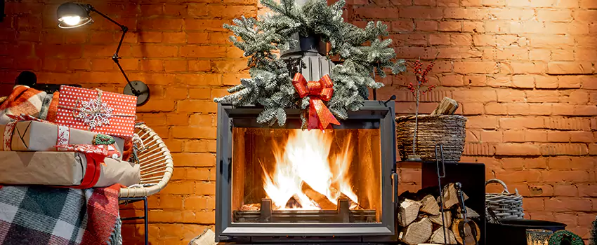 Travis Industries Linear Gas Fireplace Installation in Mayfield Heights, Ohio