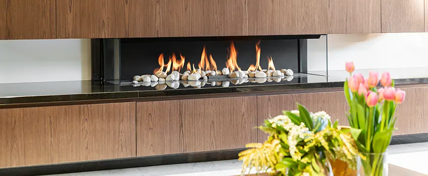 Double-height Fireplace Design Refurbishment in Mayfield Heights, Ohio