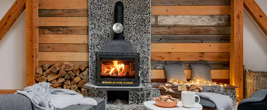 Thelin Hearth Products Direct Vent Gas Stove Fireplace Inspection in Mayfield Heights, Ohio